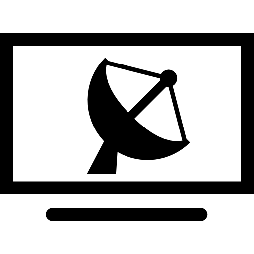 Satellite Tv Monitor Symbol Icons Free Download