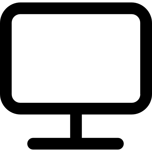 Television Screen Icons Free Download