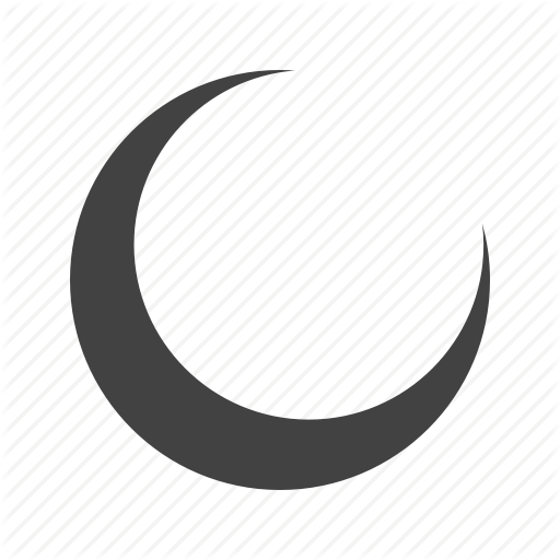 Dark, Evening, Moon, New, Night, Sky, Twilight Icon