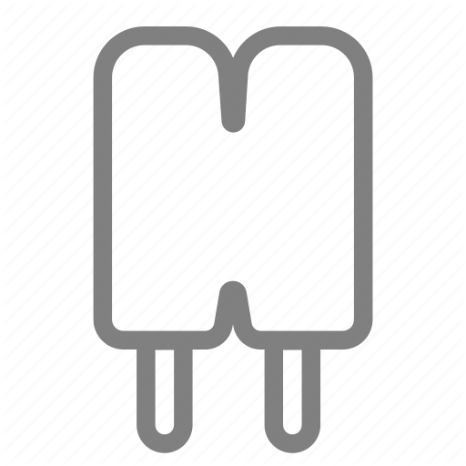 Double, Ice Cream, Popsicle, Stick, Twn