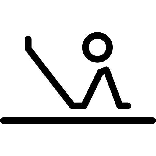 Hip Twist With Stretched Leg Position Icons Free Download