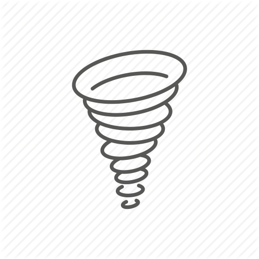 Storm, Tornado, Twister, Weather, Wind Icon