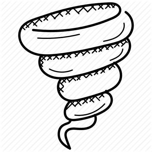 Cyclone, Hurricane, Tornado, Twister Weather, Weather Icon