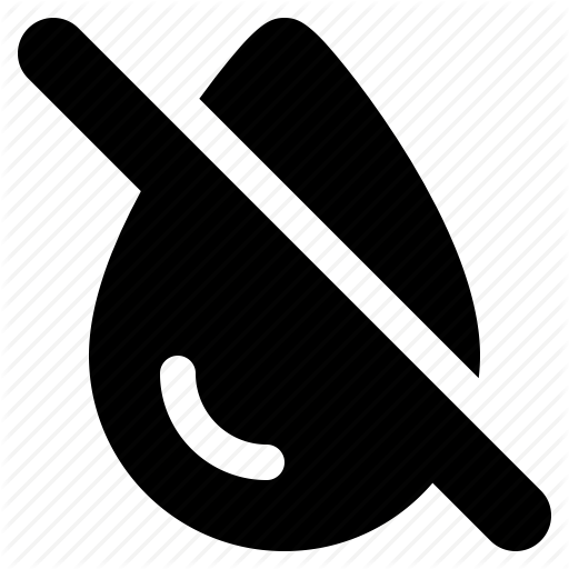 Color, Drop, No, Off, Paint, Water Droplet Icon