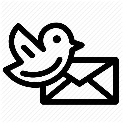 Bird, Email, Envelope, Mail, Mailbox, Message, Twitter Icon