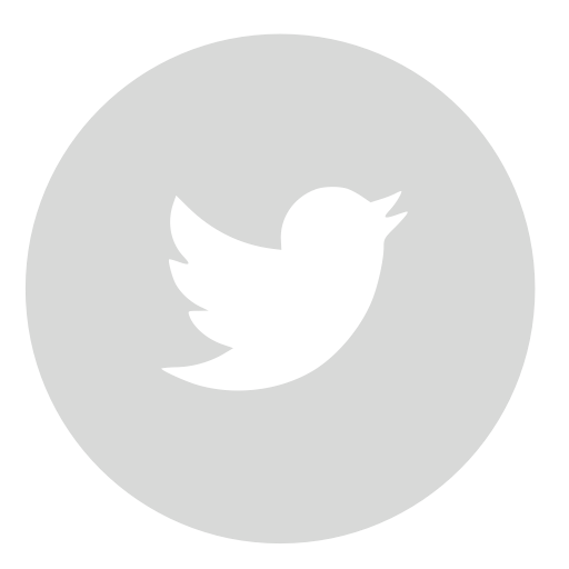 Circle, Gray, Twitter Icon