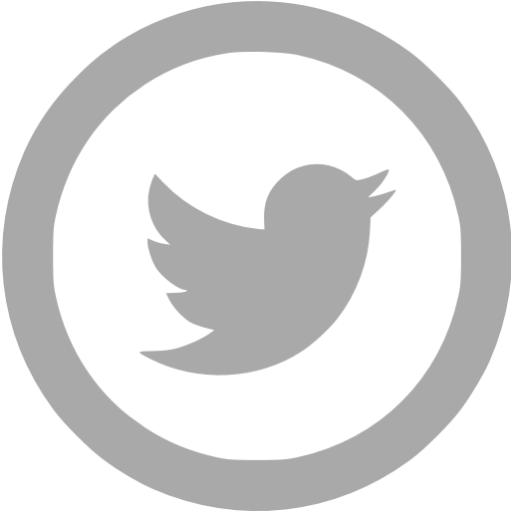 Dark Gray Twitter Icon