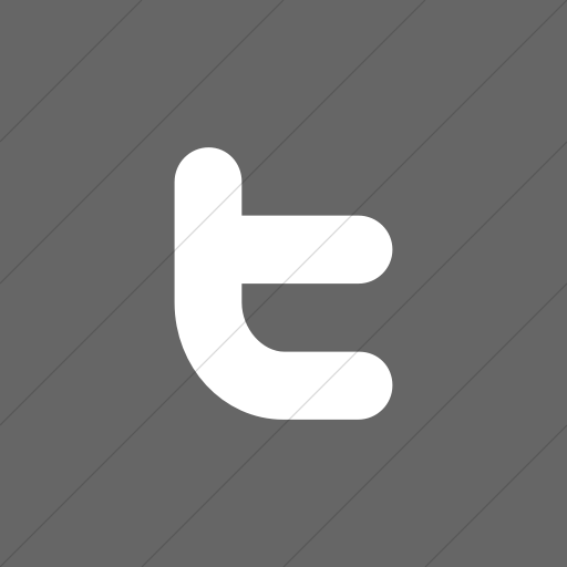 Flat Square White On Gray Raphael Twitter Icon
