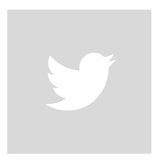 Square, Gray, Twitter Icon