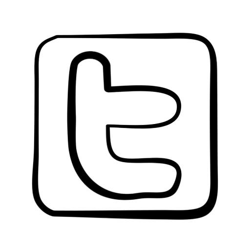 Twitter Outline Icon Logo Image