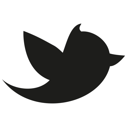 Black Twitter Vector Logo Png Images