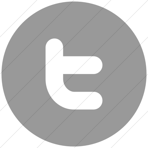 Flat Circle White On Light Gray Raphael Twitter Icon