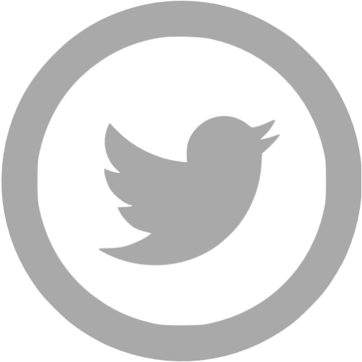 Dark Gray Twitter Icon