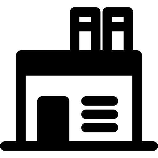 Factory With Two Chimneys