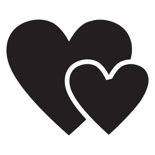Heart Logo With Two Hearts