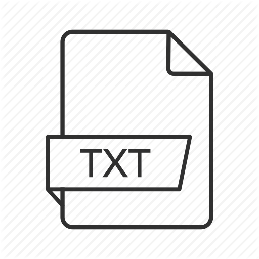 Lain Text File, Odt, Txt Document, Txt Extension, Txt