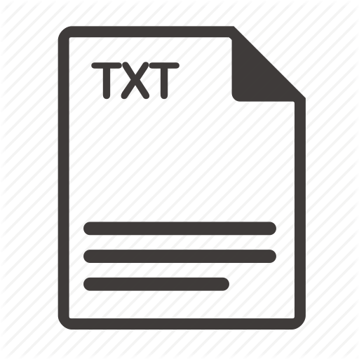 , Txt Icon