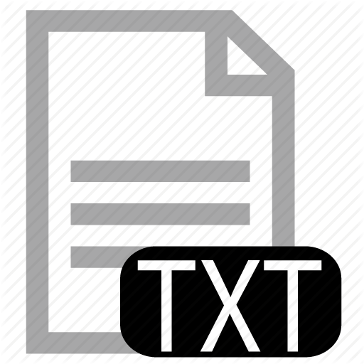 Txt Icon Free Icons