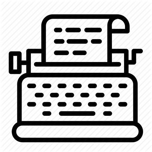 Letter, Message, Text, Type, Typewriter Icon