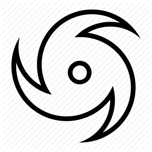 Storm, Top View, Typhoon, Weather Icon