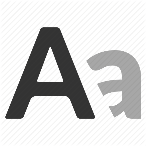 Alphabet, Font, Fonts, Letter, Text, Typography Icon