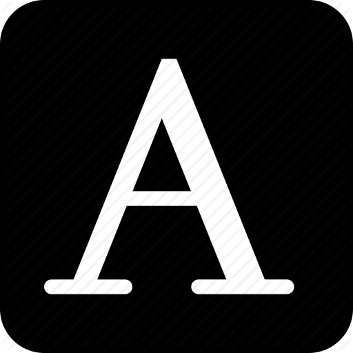 Capital, Letter, Text, Typography Icon