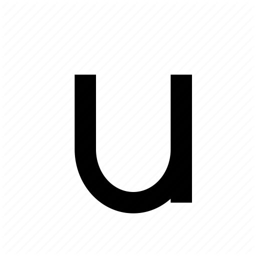 Letter, Lowercase, Text, Type, Typography, U Icon