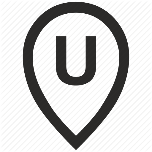Geo, Letter, Location, Point, Pointer, U Icon