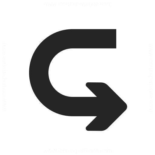 Arrow U Turn Icon Iconexperience