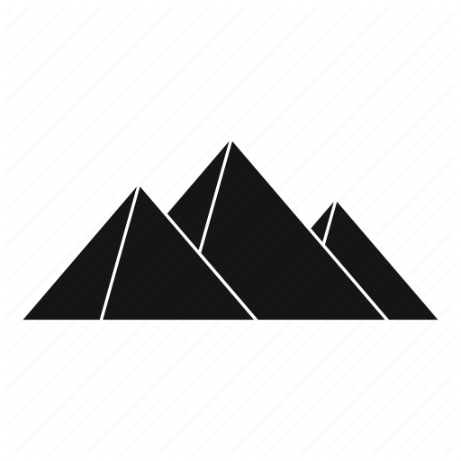 Ancient, Desert, Landmark, Old, Pyramid, Sky, Travel Icon