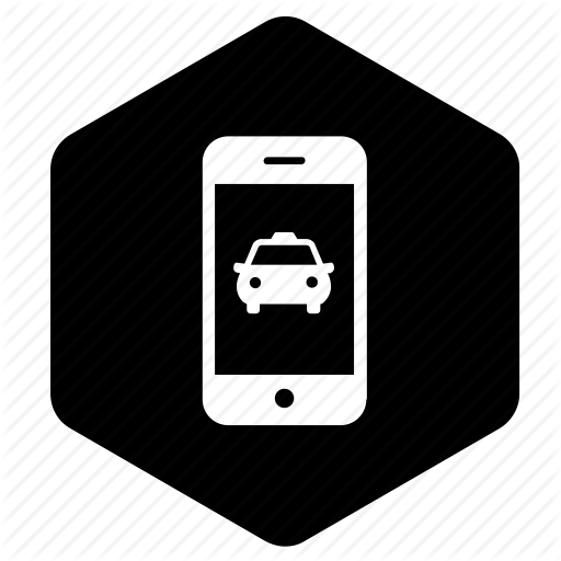 Cab, Mobile App, Ride, Service, Taxi, Transportation, Uber Icon
