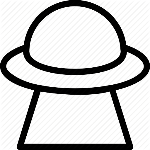 Alien Ship, Flying Saucer, Spacecraft, Spaceship, Ufo Icon