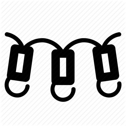 Christmas, Decoration, Electric, Electrical, Garland, L Xmas Icon