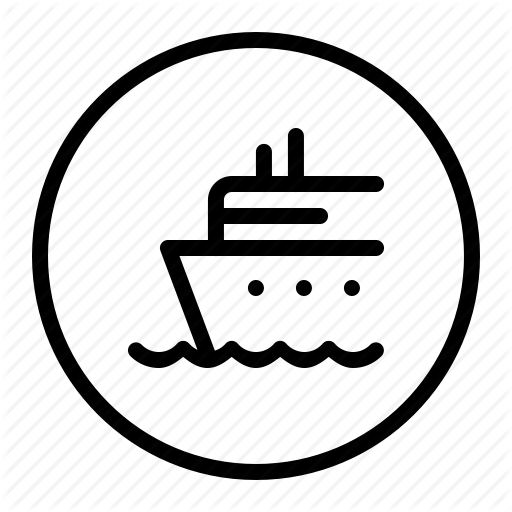 Boat, Cruise, Ocean, Sea, Ship, Travelling Icon