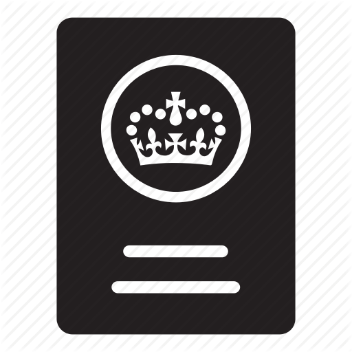 Document, Identity, Passport, Travel, Trip, Uk Icon