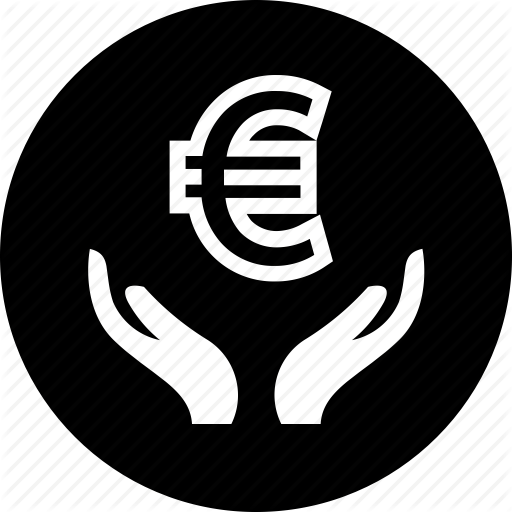 Euro, Hand, Uk Icon