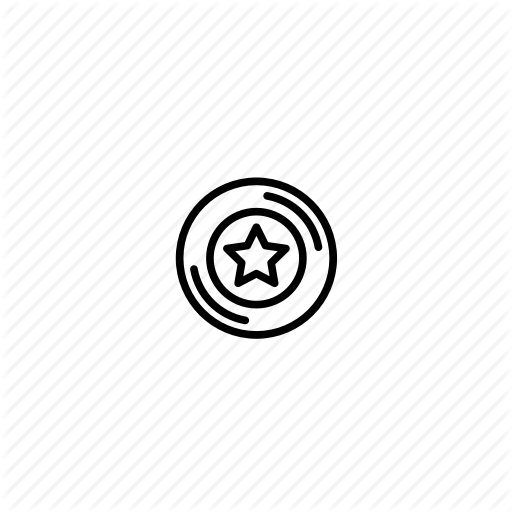 Disk, Flying Disk, Frisbee, Game, Sport, Star, Ultimate Icon