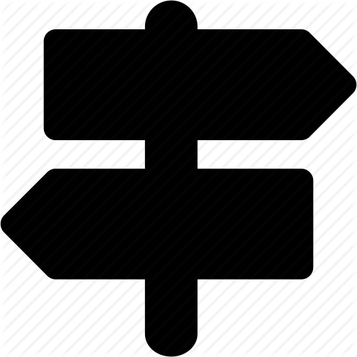 Arrows, Direction, Location, Navigation, Road, Road Sign, Sign Icon