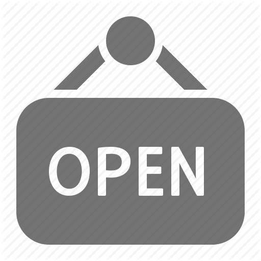 Open Sign Icon