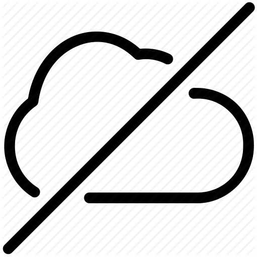 Cloud, Offline, Unavailable Icon