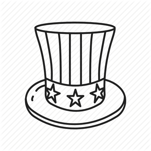 Hat, Headgear, Independence Day Hat, Magician Hat, Stars, Uncle