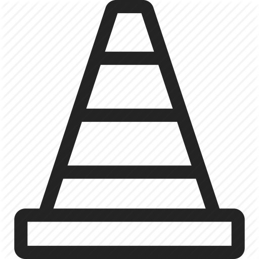 Cone, Construction, Maintenance, Under Construction Icon