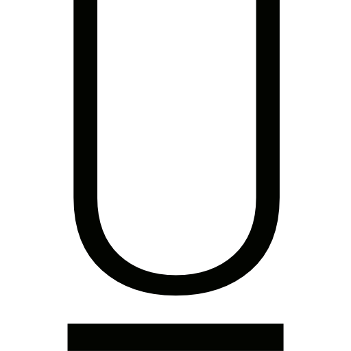 Underline Icon Free Of Text Editing Icons