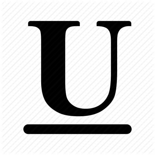 Edit, Text, Underline Icon
