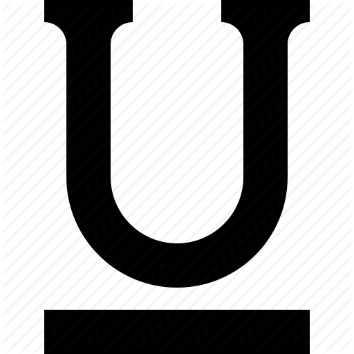 Font, Letter, Style, Text, Underline Icon
