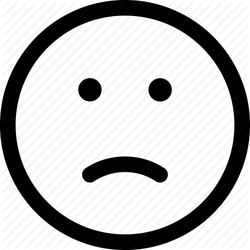 Bad, Face, Sad, Unhappy, Unsatisfied Icon