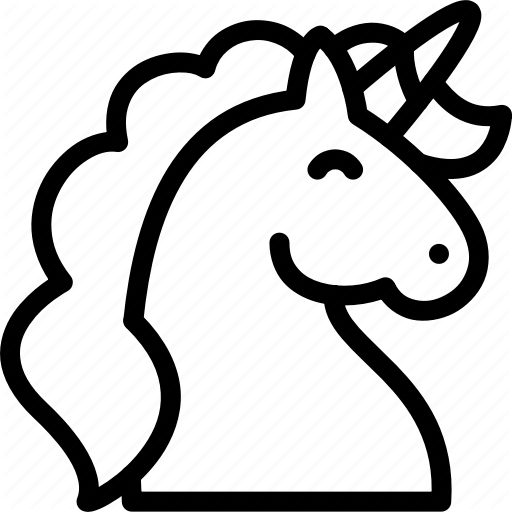 Fairytale, Horse, Myth, Unicorn Icon