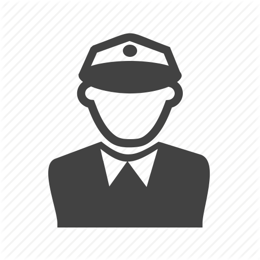 Cop, Law, Male, Man, Officer, Police, Uniform Icon