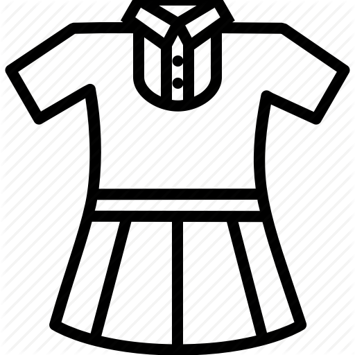 Cloth, Girl, School, Study, Uniform Icon