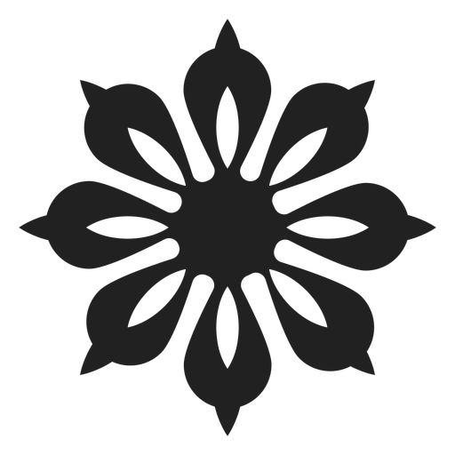 Unique Petal Flower Icon